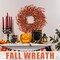 Fall Wreaths for Front Door with Pumpkin and Fall Leaves - 25" Thanksgiving Harvest Front Door Wreath Decor, Farmhouse Outdoor Fall Wreath, Large Autumn Wreaths for Outdoor/Indoor